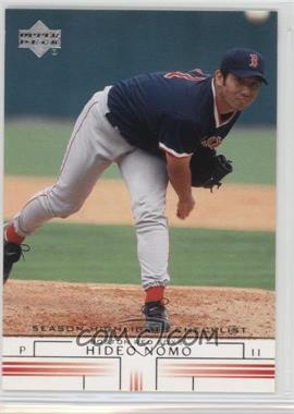 2002 Upper Deck - [Base] #492 - Season Highlights Checklist - Hideo Nomo