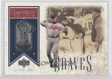 2002 Upper Deck - Championship Caliber #CC3 - Chipper Jones