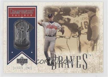 2002 Upper Deck - Championship Caliber #CC3 - Chipper Jones