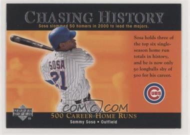 2002 Upper Deck - Chasing History #CH1 - Sammy Sosa