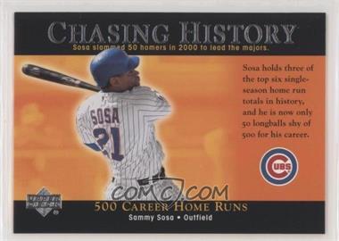 2002 Upper Deck - Chasing History #CH1 - Sammy Sosa