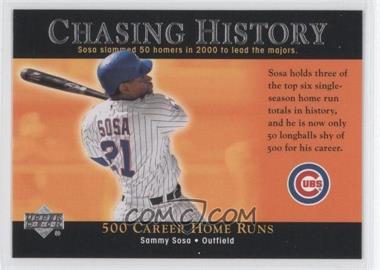 2002 Upper Deck - Chasing History #CH1 - Sammy Sosa