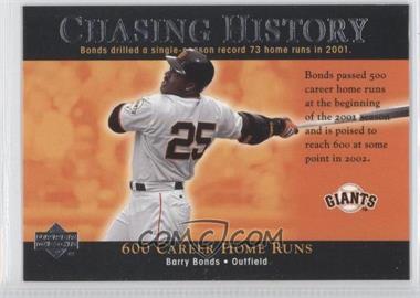 2002 Upper Deck - Chasing History #CH4 - Barry Bonds