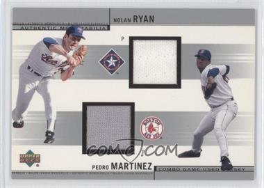 2002 Upper Deck - Combo Game-Used Jerseys #CJ-RM - Nolan Ryan, Pedro Martinez