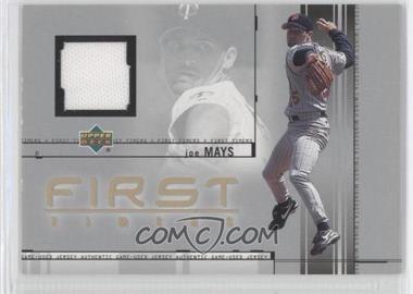 2002 Upper Deck - First Timers Jerseys #FT-JM - Joe Mays