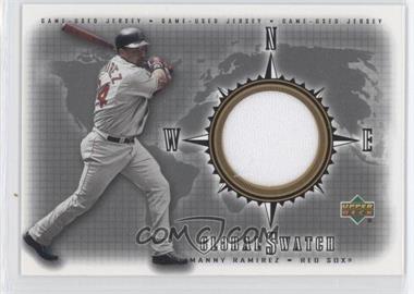 2002 Upper Deck - Global Swatch #GS-MR - Manny Ramirez