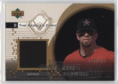 2002 Upper Deck - The People's Choice Jerseys - Gold #PJ-JBA - Jeff Bagwell /100