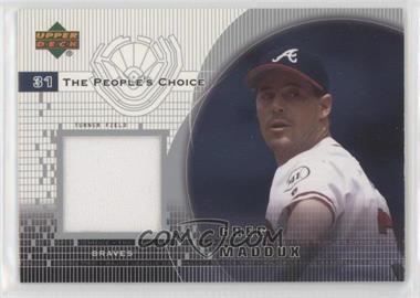 2002 Upper Deck - The People's Choice Jerseys #PJ-GM - Greg Maddux