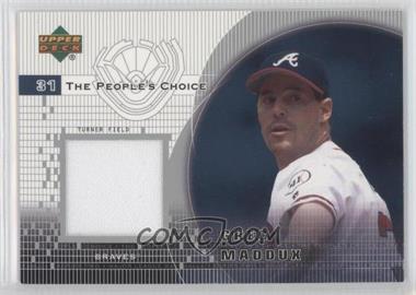 2002 Upper Deck - The People's Choice Jerseys #PJ-GM - Greg Maddux