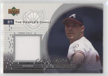 2002 Upper Deck - The People's Choice Jerseys #PJ-GM - Greg Maddux