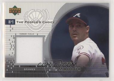 2002 Upper Deck - The People's Choice Jerseys #PJ-GM - Greg Maddux