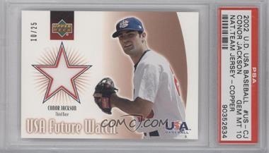 2002 Upper Deck - USA Future Watch Jerseys - Copper #US-CJ - Conor Jackson /25 [PSA 10 GEM MT]