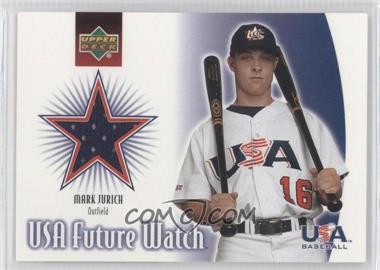 2002 Upper Deck - USA Future Watch Jerseys #US-MJ - Mark Jurich