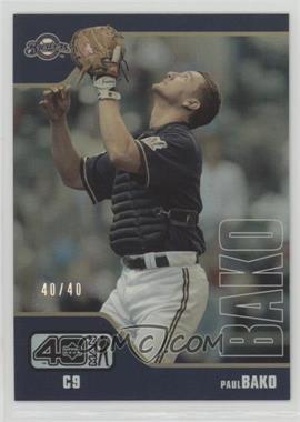 2002 Upper Deck 40 Man - [Base] - Electric Rainbow #563 - Paul Bako /40