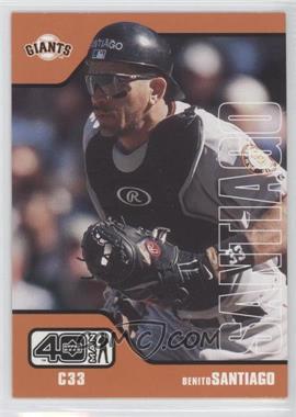 2002 Upper Deck 40 Man - [Base] #745 - Benito Santiago