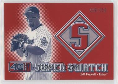 2002 Upper Deck 40 Man - Super Swatches #S-JB - Jeff Bagwell /250