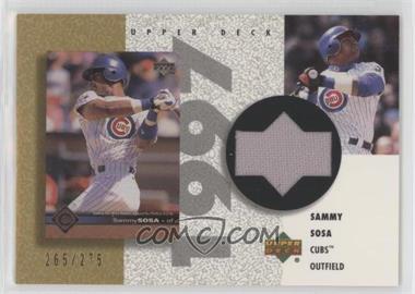 2002 Upper Deck Authentics - Retro UD Jerseys - Gold #R-SS - Sammy Sosa /275