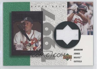 2002 Upper Deck Authentics - Retro UD Jerseys - Missing Serial Number #R-AJ - Andruw Jones