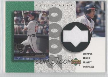 2002 Upper Deck Authentics - Retro UD Jerseys - Missing Serial Number #R-CJ - Chipper Jones