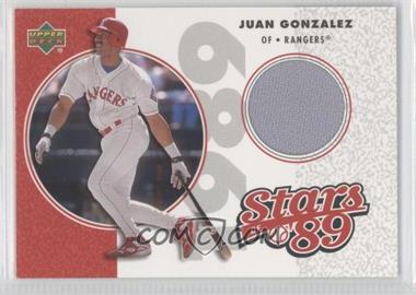 2002 Upper Deck Authentics - Stars of 89 #SL-JG - Juan Gonzalez