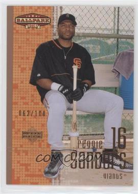 2002 Upper Deck Ballpark Idols - [Base] - Bronze #154 - Reggie Sanders /100