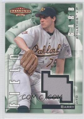 2002 Upper Deck Ballpark Idols - Field Garb Jerseys #FG-BZ - Barry Zito