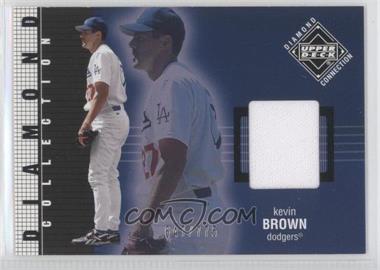 2002 Upper Deck Diamond Connection - [Base] #222 - Diamond Collection Jerseys - Kevin Brown /775