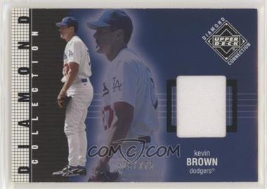 2002 Upper Deck Diamond Connection - [Base] #222 - Diamond Collection Jerseys - Kevin Brown /775