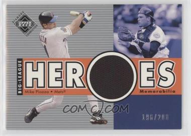 2002 Upper Deck Diamond Connection - [Base] #271 - Big League Heroes Jerseys - Mike Piazza /200