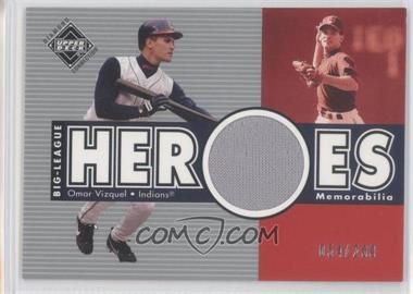 2002 Upper Deck Diamond Connection - [Base] #289 - Big League Heroes Jerseys - Omar Vizquel /200