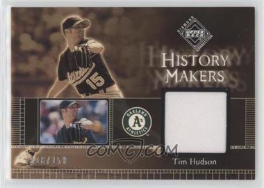 2002 Upper Deck Diamond Connection - [Base] #322 - History Makers Jerseys - Tim Hudson /150