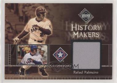 2002 Upper Deck Diamond Connection - [Base] #327 - History Makers Jerseys - Rafael Palmeiro /150 [Noted]