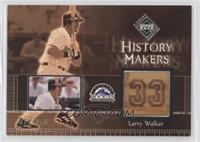 History Makers Bats - Larry Walker #/150