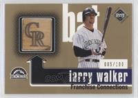 History Makers Bats - Larry Walker #/100