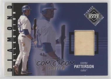 2002 Upper Deck Diamond Connection - [Base] #564 - Diamond Collection Bats - Corey Patterson /775