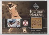 History Makers Bats - Manny Ramirez #/150