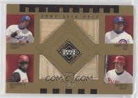 Shawn Green, Sammy Sosa, Ken Griffey Jr., Pat Burrell #/50