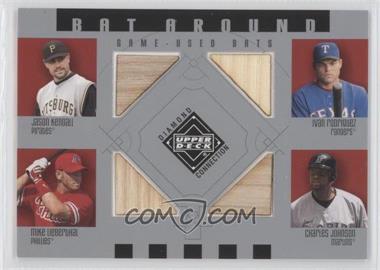 2002 Upper Deck Diamond Connection - Bat Around #BA-KRLJ - Jason Kendall, Ivan Rodriguez, Mike Lieberthal, Charles Johnson