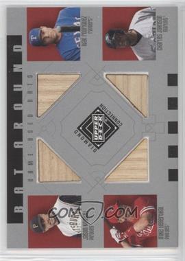 2002 Upper Deck Diamond Connection - Bat Around #BA-KRLJ - Jason Kendall, Ivan Rodriguez, Mike Lieberthal, Charles Johnson