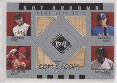 2002 Upper Deck Diamond Connection - Bat Around #BA-KRLJ - Jason Kendall, Ivan Rodriguez, Mike Lieberthal, Charles Johnson