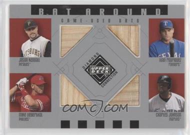 2002 Upper Deck Diamond Connection - Bat Around #BA-KRLJ - Jason Kendall, Ivan Rodriguez, Mike Lieberthal, Charles Johnson