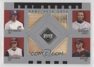 2002 Upper Deck Diamond Connection - Bat Around #BA-PBBD - Corey Patterson, Adrian Beltre, Russell Branyan, Adam Dunn