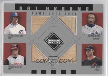 2002 Upper Deck Diamond Connection - Bat Around #BA-PBBD - Corey Patterson, Adrian Beltre, Russell Branyan, Adam Dunn