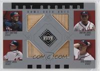 Gary Sheffield, Andruw Jones, Chipper Jones, Greg Maddux