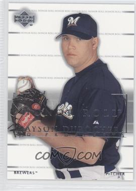 2002 Upper Deck Honor Roll - [Base] #159 - UD Prospects - Jayson Durocher