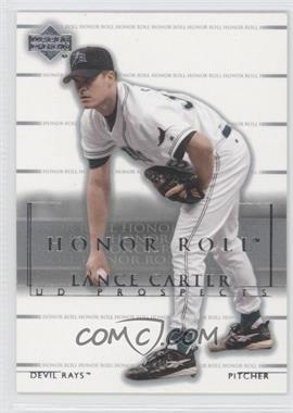 2002 Upper Deck Honor Roll - [Base] #182 - UD Prospects - Lance Carter
