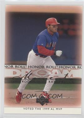 2002 Upper Deck Honor Roll - [Base] #70 - Dream Moments - Ivan Rodriguez