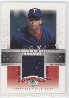 2002 Upper Deck Honor Roll - Game Jersey #J-AR2 - Alex Rodriguez