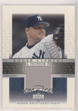 2002 Upper Deck Honor Roll - Game Jersey #J-RC2 - Roger Clemens