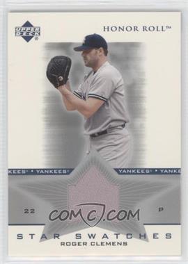 2002 Upper Deck Honor Roll - Star Swatches #SS-RC1 - Roger Clemens
